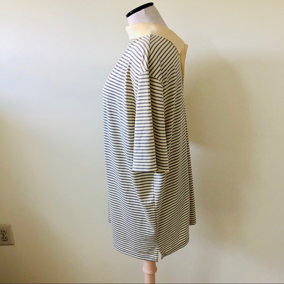 Greg Norman Yellow striped pocket golf polo shirt - Picture 3 of 6